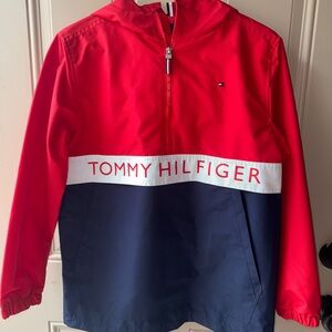 Tommy Hilfiger Navy and Red Outerwear